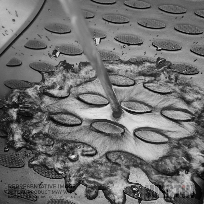 Westin 15-20 Lexus X200t NX Profile Floor Liners Front Row - Black Floor Mats - Rubber Westin