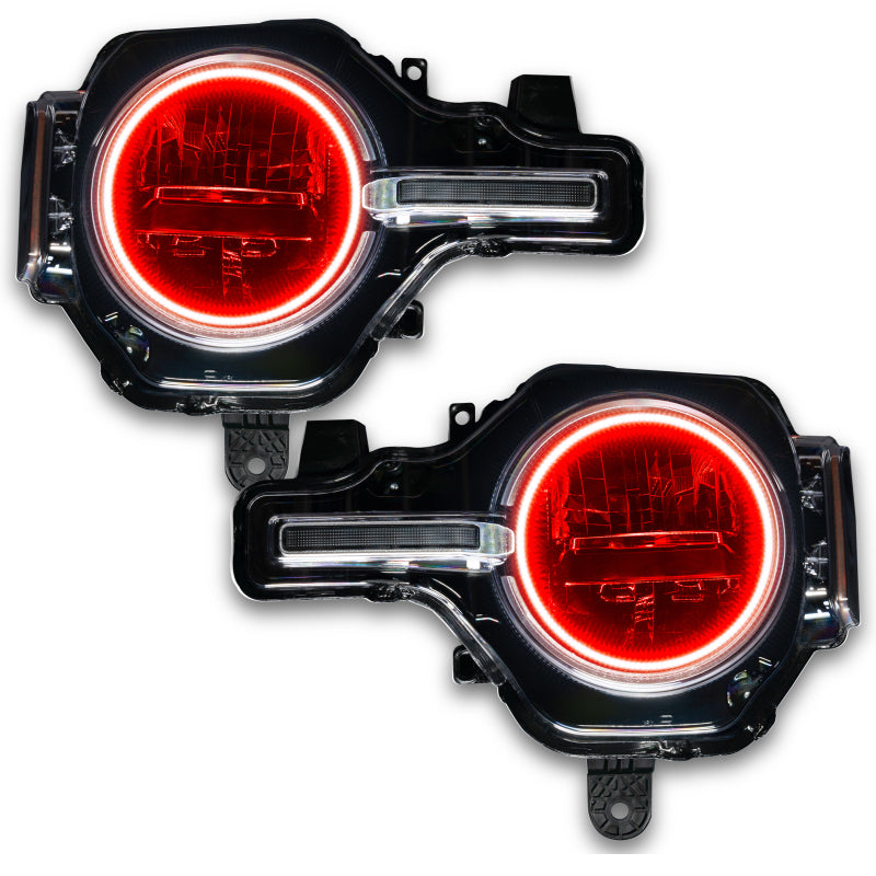 Oracle 2021 Ford Bronco Base Headlight LED Halo Kit - ColorSHIFT - w/o Controller Headlights ORACLE Lighting