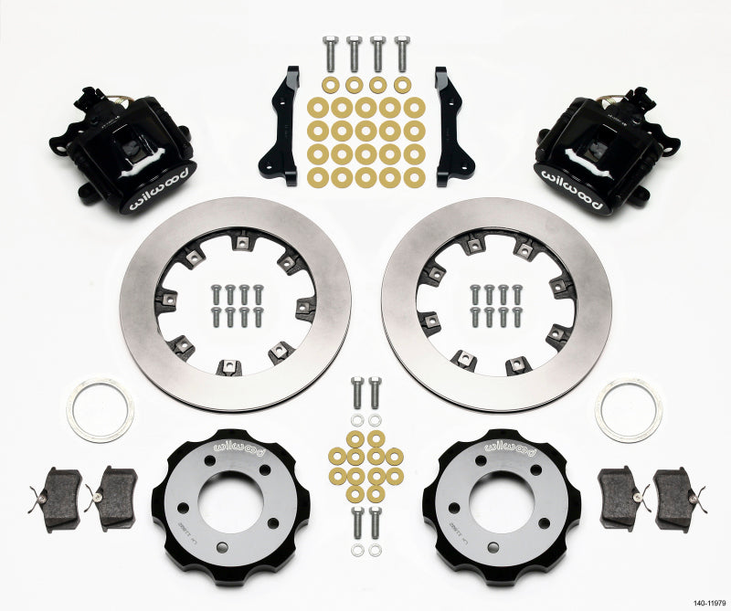 Wilwood Combination Parking Brake Rear Kit 12.19in 2006-Up Civic / CRZ Brake Calipers - Perf Wilwood