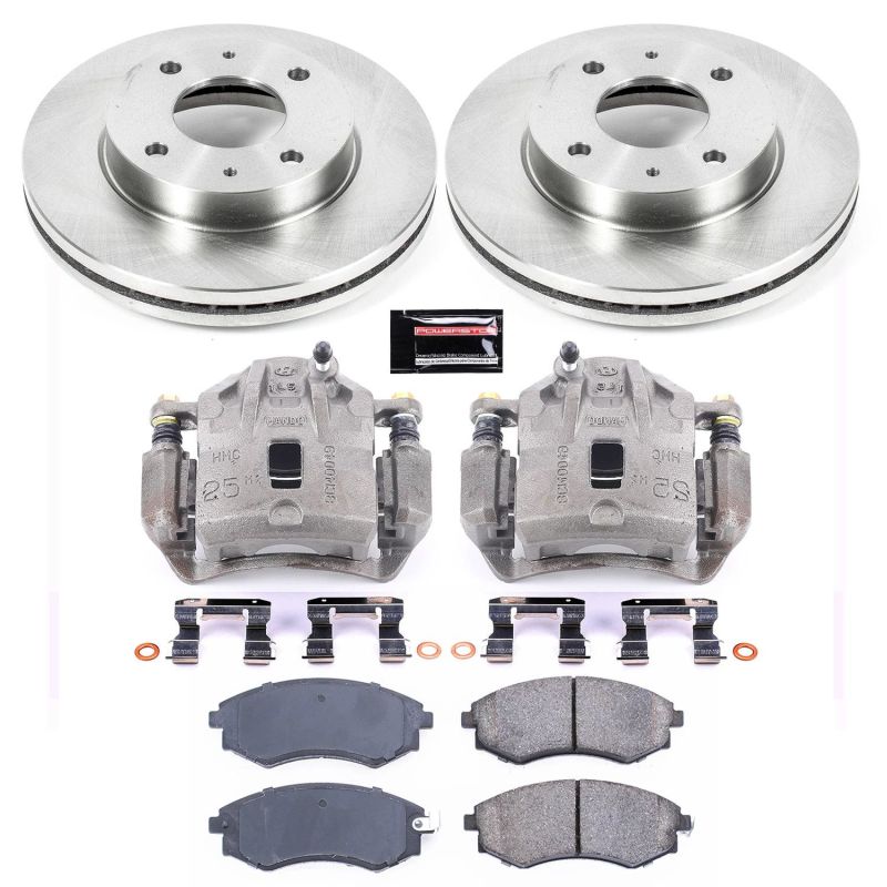 Power Stop 02-03 Hyundai Sonata Front Autospecialty Brake Kit w/Calipers Brake Kits - OE PowerStop