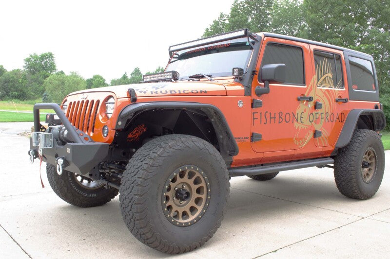 Fishbone Offroad 07-18 Jeep Wrangler JK Inner Fender Accent Plate Fenders Fishbone Offroad