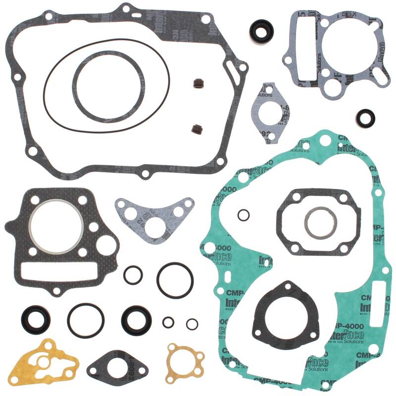 Vertex Gaskets 93-05 Honda TRX90 Complete Gasket Kit w/ Oil Seals Engine Hardware Vertex Pistons