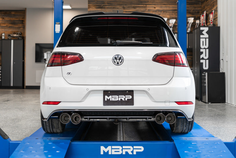 MBRP 15-19 VW Golf R 3in Cat Back Single Exit Exhaust Pro Series w/ Valve Delete - T304 Catback MBRP
