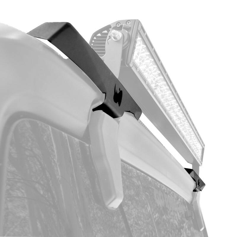 Go Rhino 18-20 Jeep Wrangler JL/JLU Light Mount - up to 30in LED Light Mounts Go Rhino