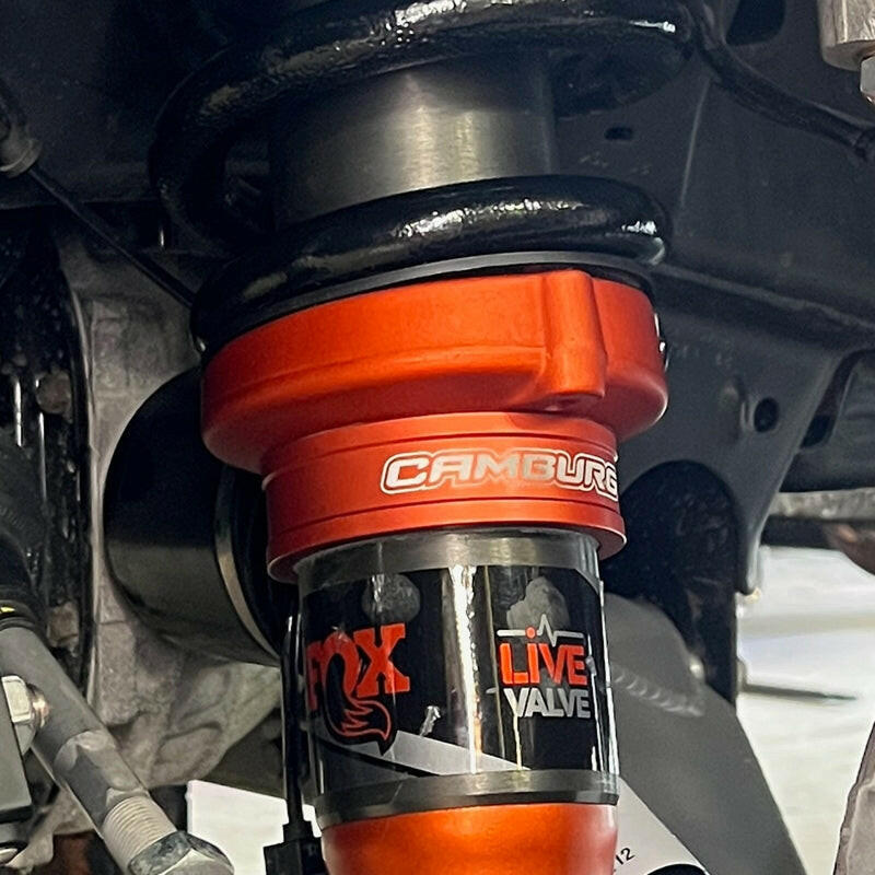 Camburg Ford Raptor 21-23 1.5in Front Spring Preload Spacer Kit (Fox Orange) Preload Adjusters Camburg