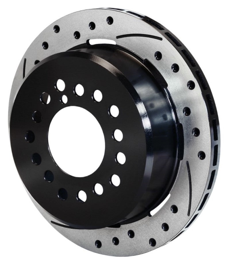 Wilwood Rotor-2.32in Offset-SRP-BLK-Drill-LH 11.00 x .810 - 5 Lug Brake Rotors - 2 Piece Wilwood