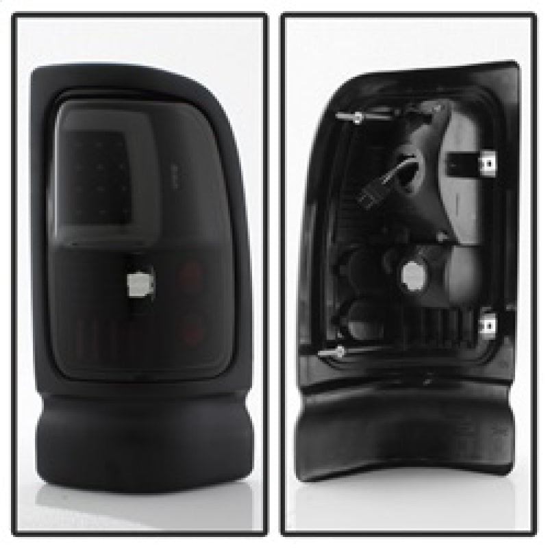xTune Dodge Ram 1500 94-01 Tail Lights - Light Bar LED - Black ALT-ON-DRAM94V3-LBLED-BSM Tail Lights SPYDER