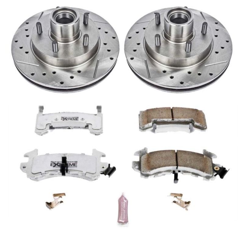 Power Stop 95-97 Chevrolet Blazer Front Z26 Street Warrior Brake Kit Brake Kits - Performance D&S PowerStop