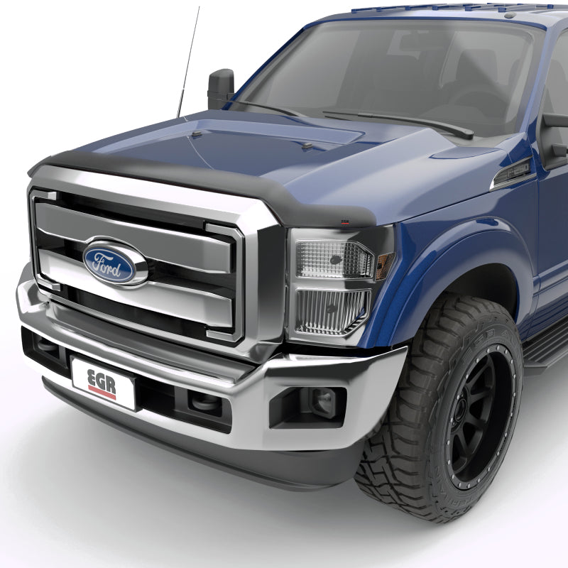EGR 11-12 Ford Super Duty Superguard Hood Shield - Matte Body Side Moldings EGR