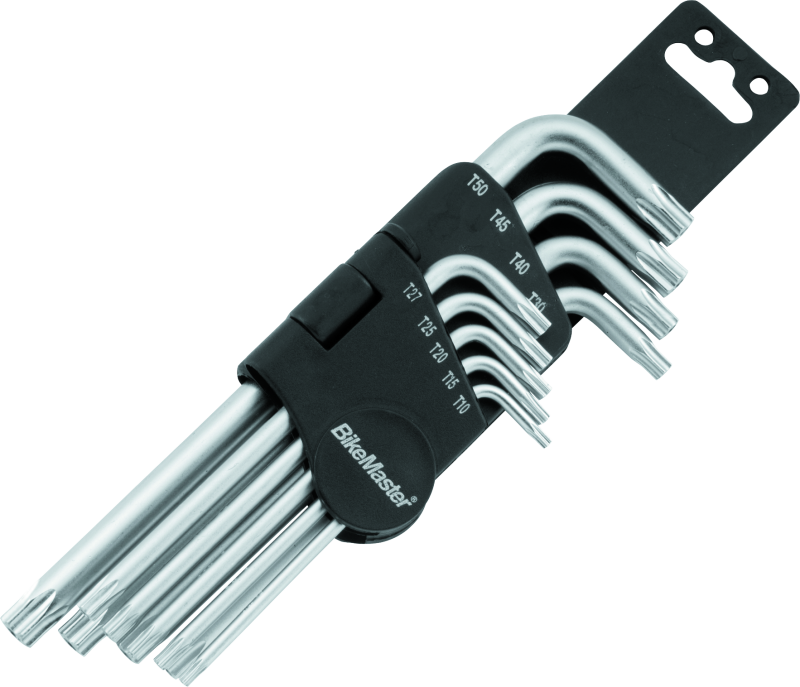 BikeMaster 9-pc Ball End Short Wrench Set - Torx Tools BikeMaster