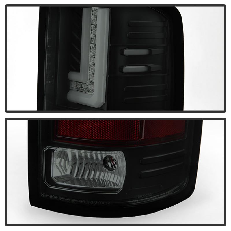 Spyder GMC Sierra 14-16 LED Tail Lights Black Smoke ALT-YD-GS14-LBLED-BSM Tail Lights SPYDER