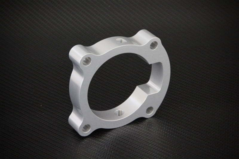 Torque Solution Throttle Body Spacer (Silver): Hyundai Genesis Coupe 2.0T 2010-2012 Throttle Body Spacers Torque Solution