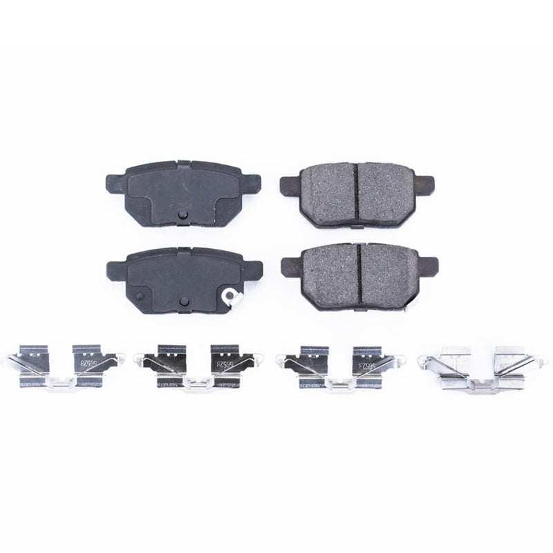 Power Stop 09-10 Pontiac Vibe Rear Z17 Evolution Ceramic Brake Pads w/Hardware Brake Pads - OE PowerStop