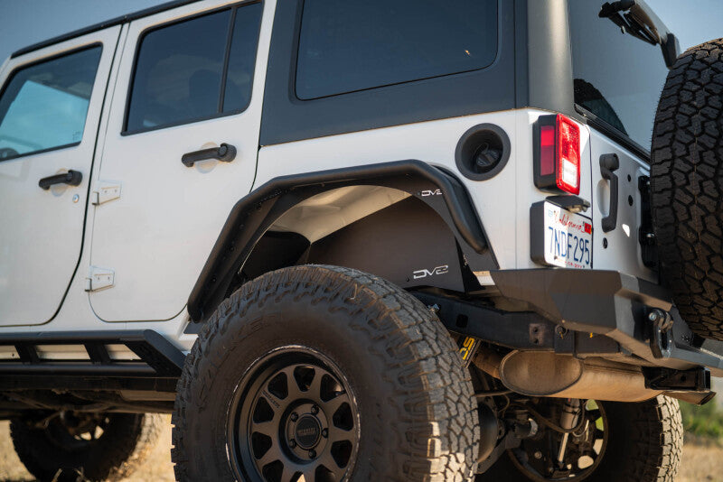 DV8 Offroad 07-18 Jeep Wrangler JK Rear Inner Fender - Satin Black Fenders DV8 Offroad
