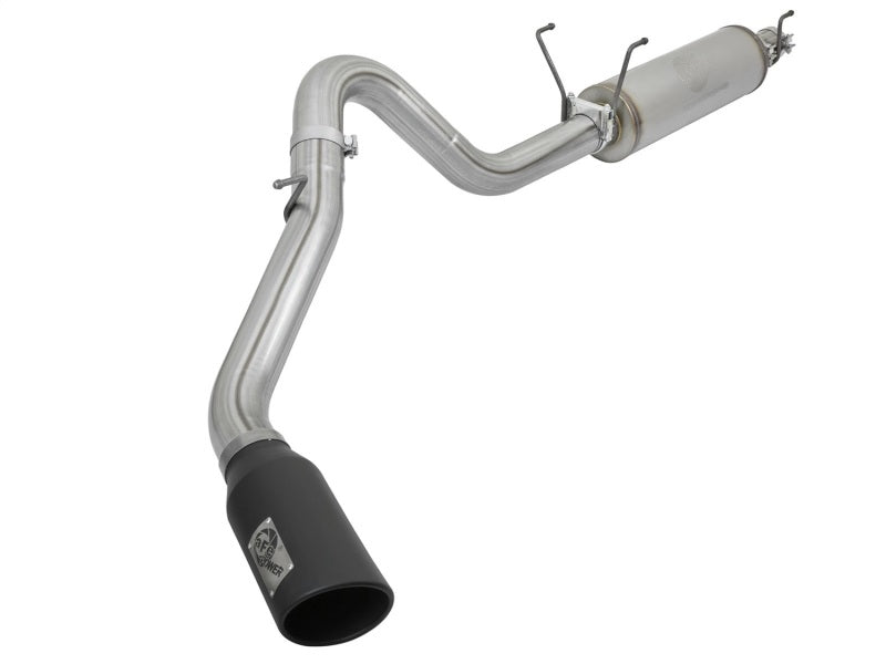 aFe MACHForce XP 4in Exhausts Cat-Back SS Side Exit 14-17 Dodge Ram 2500 V8-6.4L Hemi w/ Black Tips Catback aFe