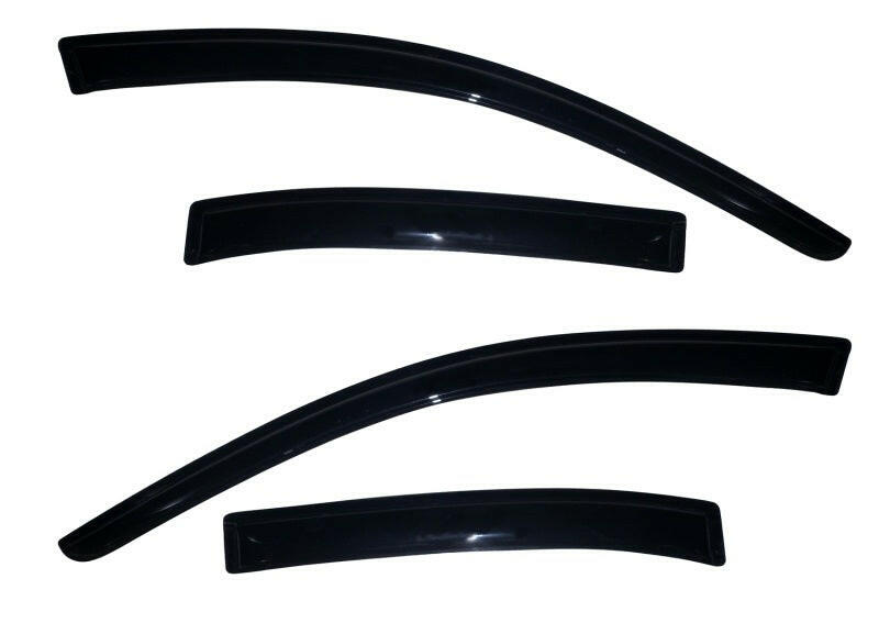 AVS 13-15 Chevy Malibu Ventvisor Outside Mount Window Deflectors 4pc - Smoke Wind Deflectors AVS