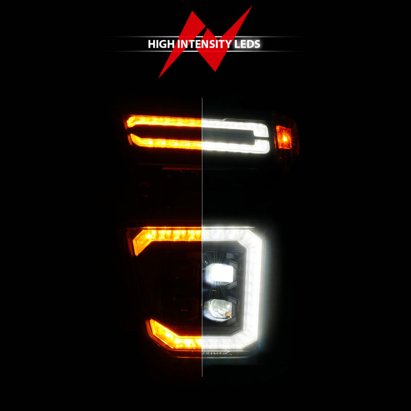 ANZO Z-Series 20-23 Chevy Silverado 2500/3500 Z-Series Full LED Proj Headlights Black - Pass. Side Headlights ANZO