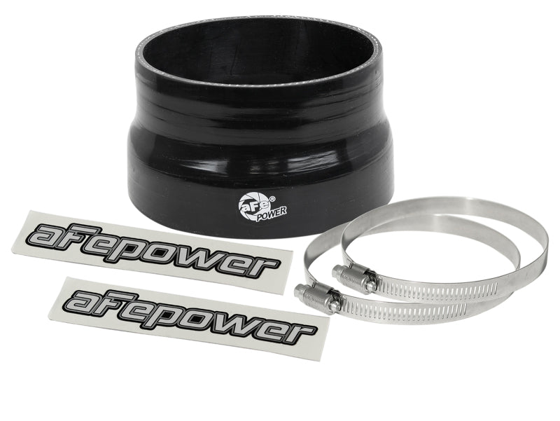 aFe Magnum FORCE Intake Coupling Kit (4-1/4 IN ID to 3-3/4 IN ID x 2-1/4 IN L) Straight Black Air Intake Components aFe