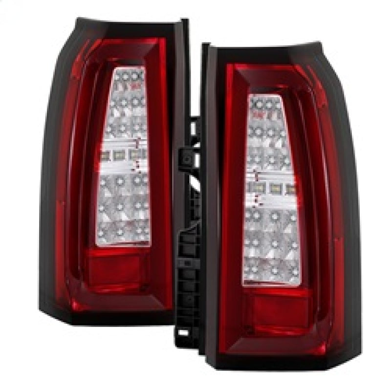 Spyder Chevy Tahoe / Suburban 15-17 LED Tail Lights - Red Clear (ALT-YD-CTA15-LED-RC) Tail Lights SPYDER