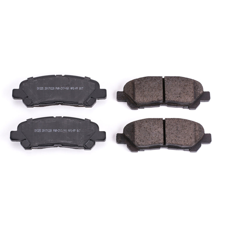 Power Stop 08-13 Toyota Highlander Rear Z16 Evolution Ceramic Brake Pads Brake Pads - OE PowerStop