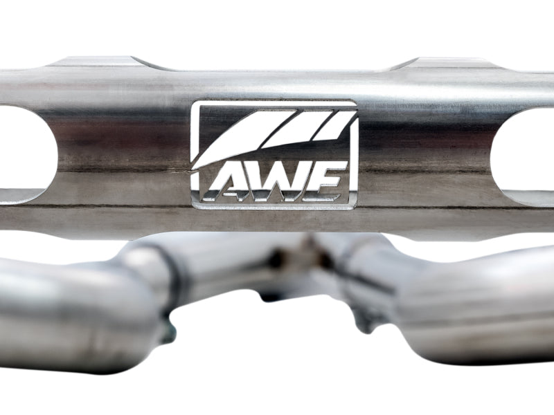 AWE Tuning BMW F8X M3/M4 Track Edition Cat-Back Exhaust - Chrome Silver Tips Catback AWE Tuning