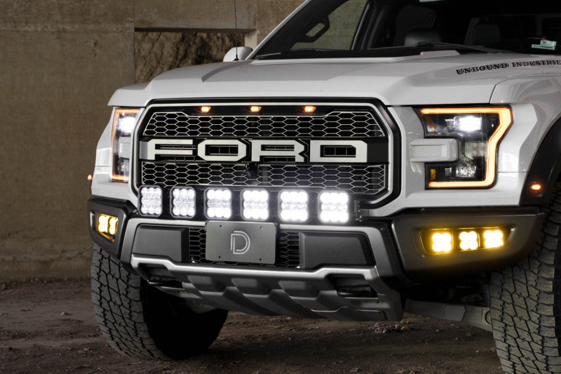 Diode Dynamics 17-20 Ford Raptor SS5 Grille Mount Bracket Kit Light Mounts Diode Dynamics