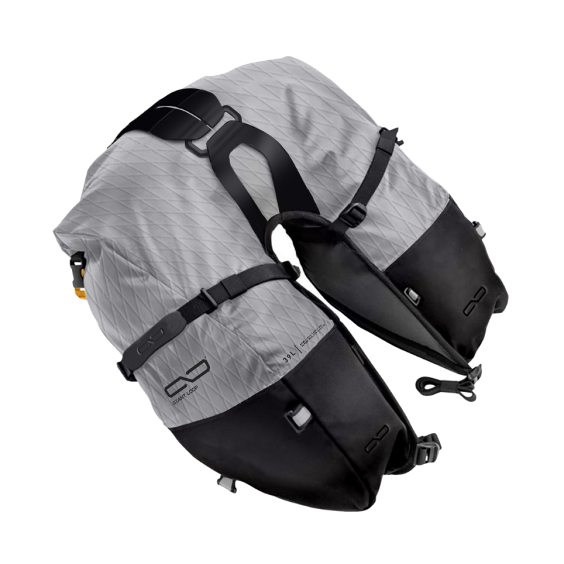 Giant Loop Coyote Saddlebag 39L - Gray Bags - Saddlebags Giant Loop