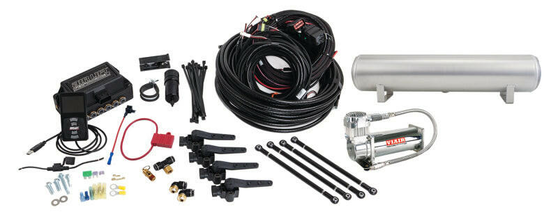 Air Lift Performance 3H (3/8 Air Line 4 Gal 5-Port Raw Aluminum Tank VIAIR 444C Comp) Suspension Controllers Air Lift