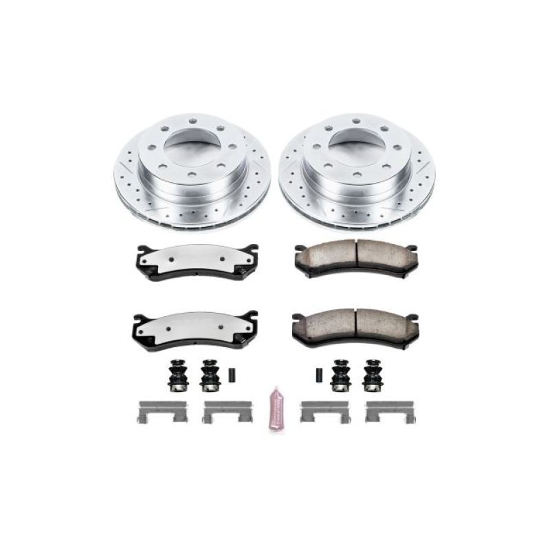 Power Stop 2003 Chevrolet Silverado 1500 HD Rear Z36 Truck & Tow Brake Kit Brake Kits - Performance D&S PowerStop