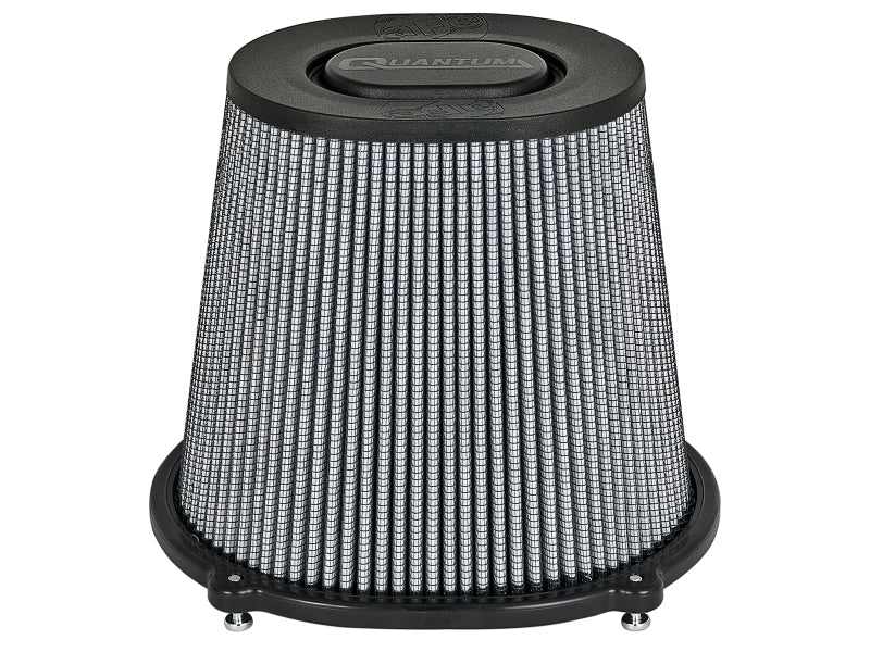 aFe Quantum Intake Pro DRY S Universal Air Filter F-5in. / B-(10x8.75) / T-(6.75x0.5) / H-8in. Air Filters - Universal Fit aFe