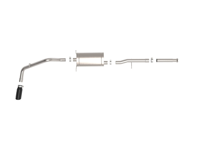 aFe Apollo GT Series Cat-Back Exhaust System GM Trucks 09-18 V6-4.3L/V8-4.8/5.3L- Black Tip Catback aFe