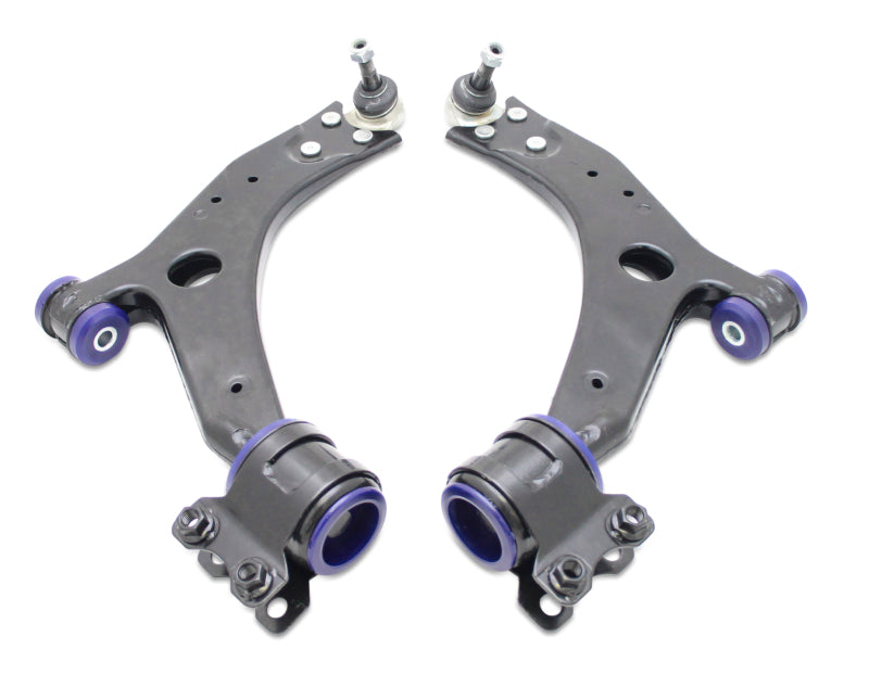Superpro 05-11 Ford Focus LS/LT/LV Volvo S40/V50 and C70/18mm Front Lower Control Arm Assembly Kit Control Arms Superpro