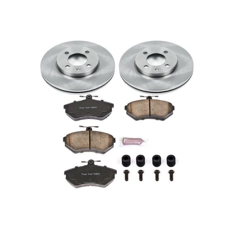 Power Stop 95-02 Volkswagen Cabrio Front Autospecialty Brake Kit Brake Kits - OE PowerStop