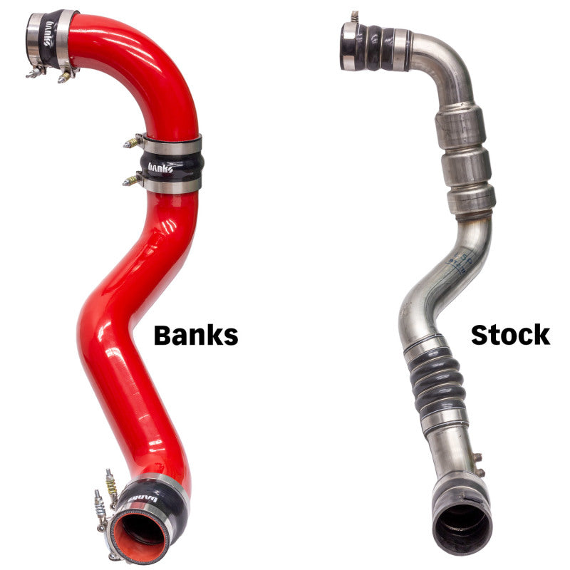Banks Power 17-19 Chevy/GMC 2500HD/3500HD Diesel 6.6L Boost Tube Upgrade Kit - Red Intercooler Ducting Banks Power