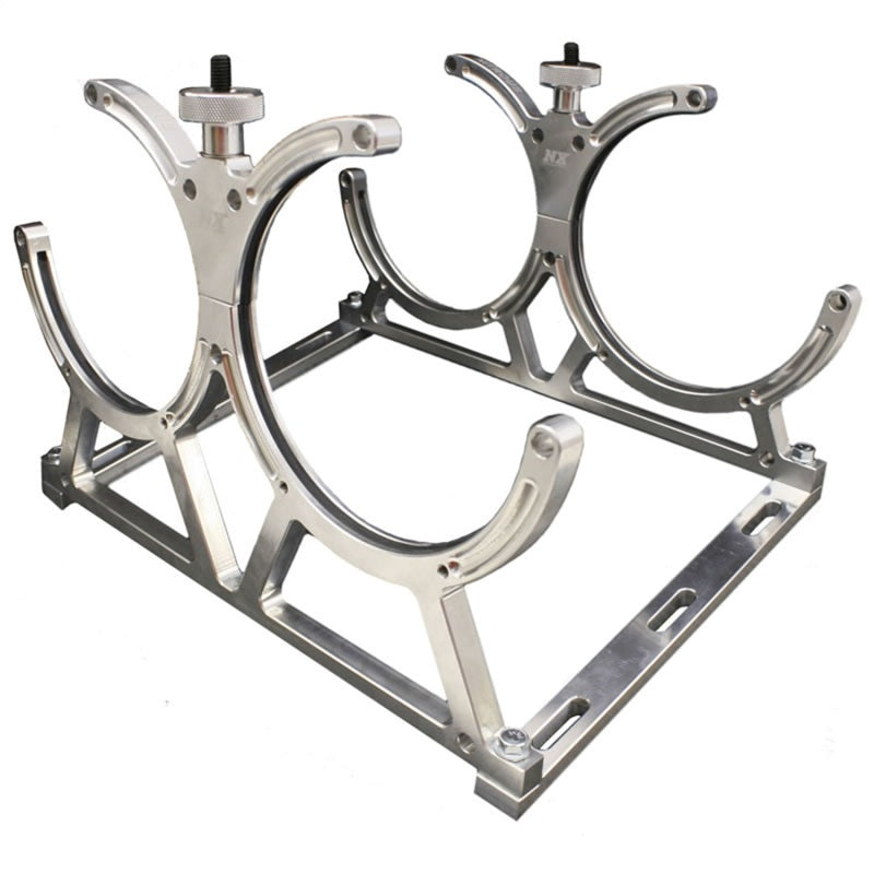 Nitrous Express Billet Bracket for Dual 10 Or 15lb N2O Bottle Incl Floor Mounts Nitrous Bottle Accessories Nitrous Express