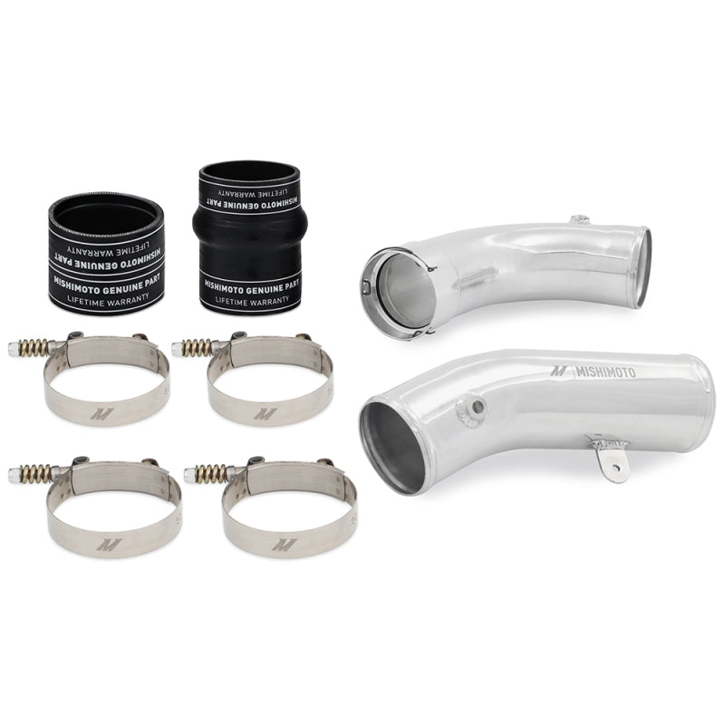 Mishimoto 17-19 GM 6.6L L5P Cold-Side Pipe and Boot Kit Polished Silicone Couplers & Hoses Mishimoto