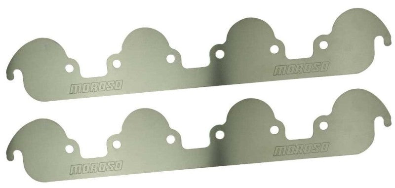 Moroso Big Block Ford 429-460 Exhaust Block Off Storage Plate - Pair Block Off Plates Moroso