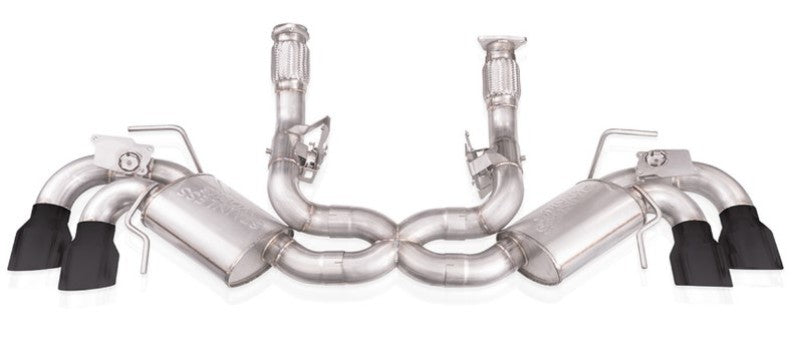 Stainless Works 20-21 Chevrolet Corvette C8 6.2L Legend Cat-Back Exhaust w/ Matte Black Tips Catback Stainless Works