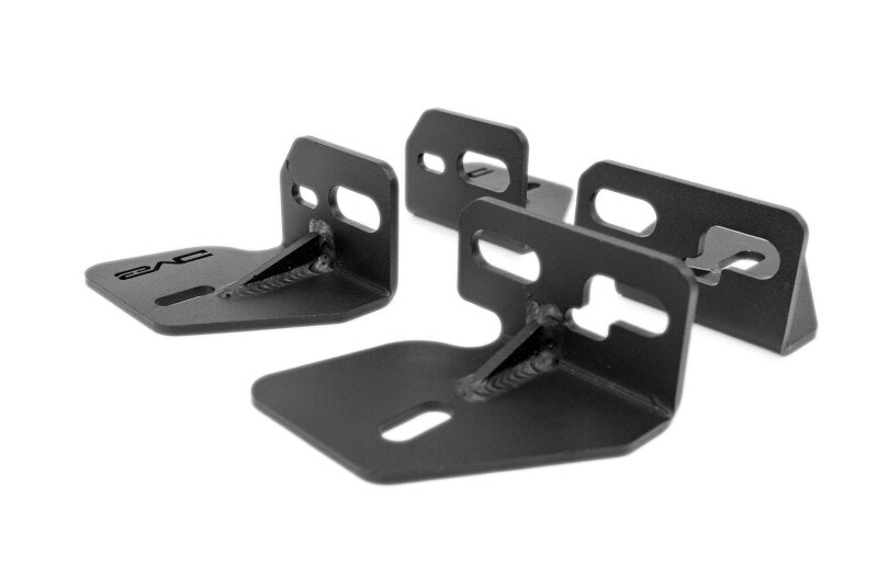 DV8 Offroad 21-25 Ford Bronco Frame Horn Reinforcement Brackets Bumpers - Steel DV8 Offroad