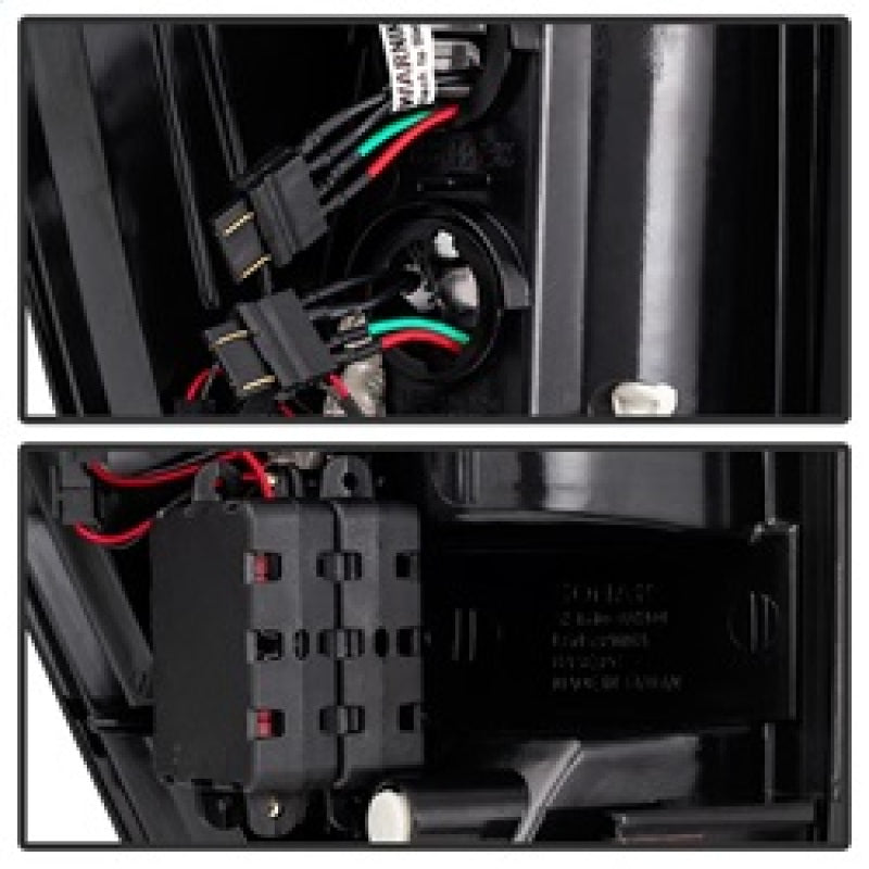 Spyder Chevy Avalanche 02-06 LED Tail Lights Black ALT-YD-CAV02-LED-BK Tail Lights SPYDER