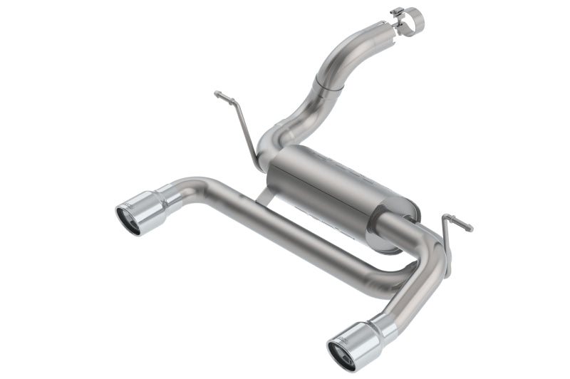 Borla 18-19 Jeep Wrangler JL/JLU 2.0L 4Cyl 2DR/4DR Axle Back Exhaust ATAK w/ 3.5in Tips Axle Back Borla