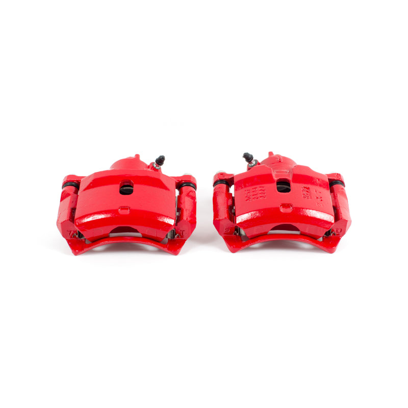 Power Stop 97-99 Acura CL Front Red Calipers w/Brackets - Pair Brake Calipers - Perf PowerStop