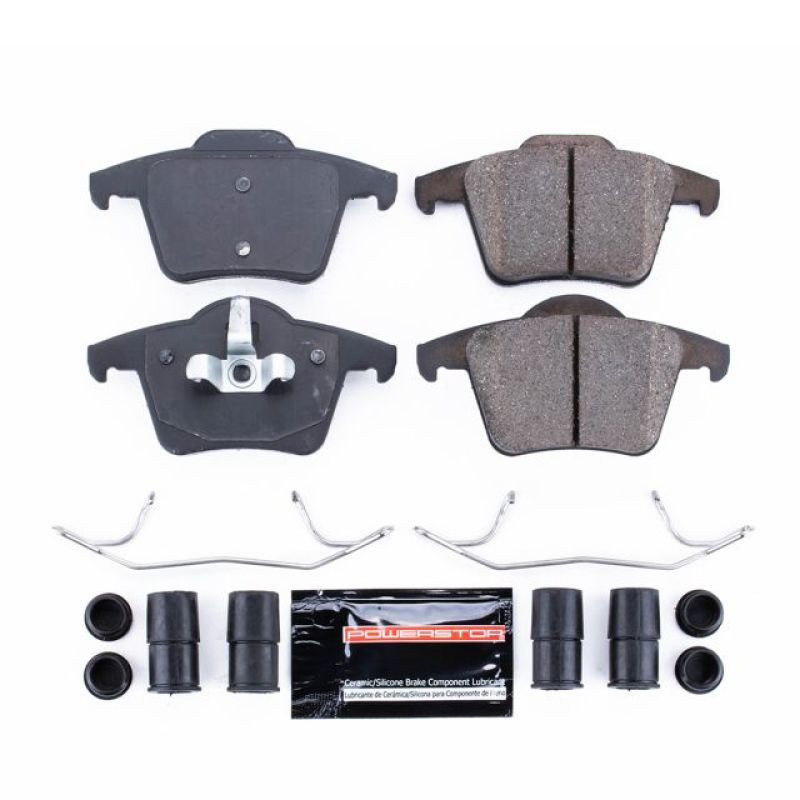 Power Stop 03-14 Volvo XC90 Rear Z23 Evolution Sport Brake Pads w/Hardware Brake Pads - Performance PowerStop
