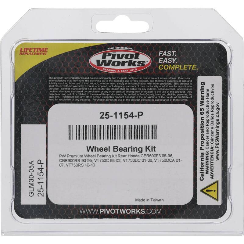 Pivot Works Premium Wheel Bearing Wheel Bearings Pivot Works