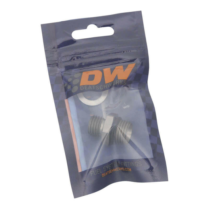 DeatschWerks 6AN ORB Male To 12 X 1.5 Metric Male (Incl O-Ring and Crush Washer) Fittings DeatschWerks