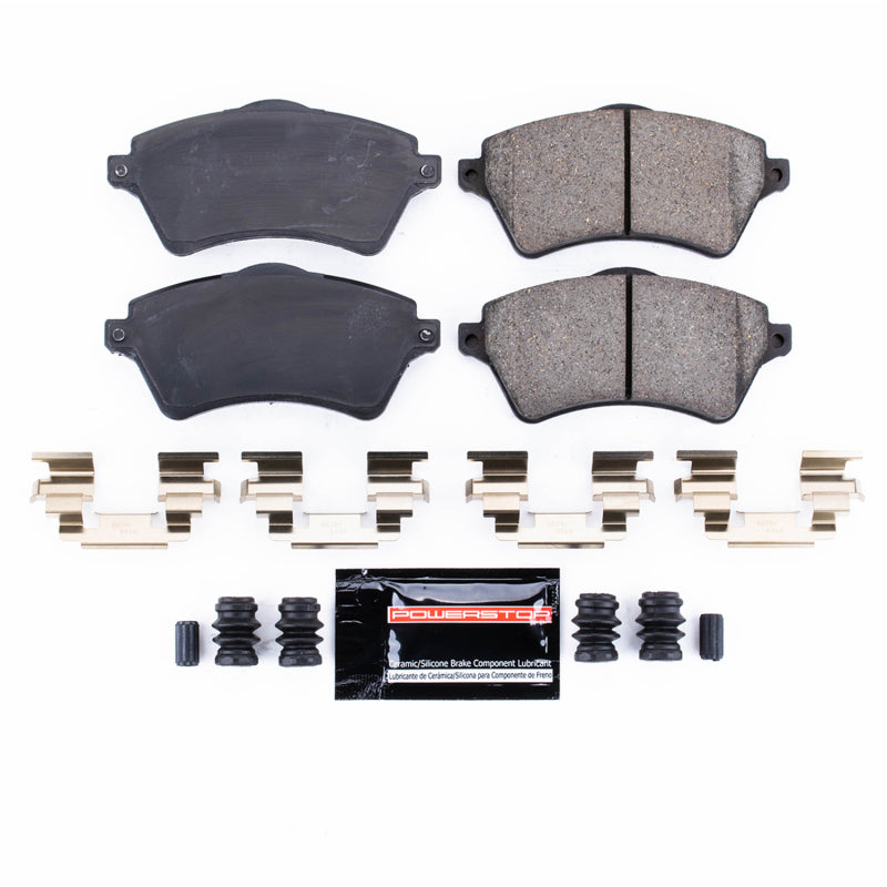 Power Stop 02-05 Land Rover Freelander Front Z23 Evo Sport Brake Pad w/Hardware Brake Pads - Performance PowerStop