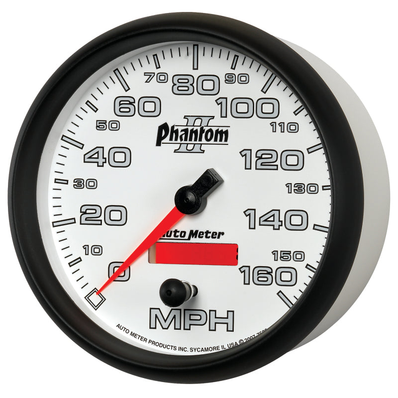 Autometer Phantom II 5in Electrical Programmable Speedometer 150MPH Gauges AutoMeter