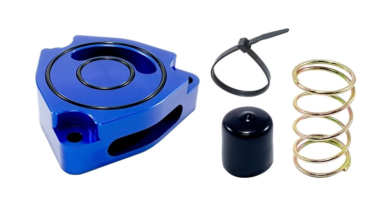 Torque Solution Blow Off BOV Sound Plate (Blue) 11+ Hyundai Veloster Turbo Blow Off Valves Torque Solution