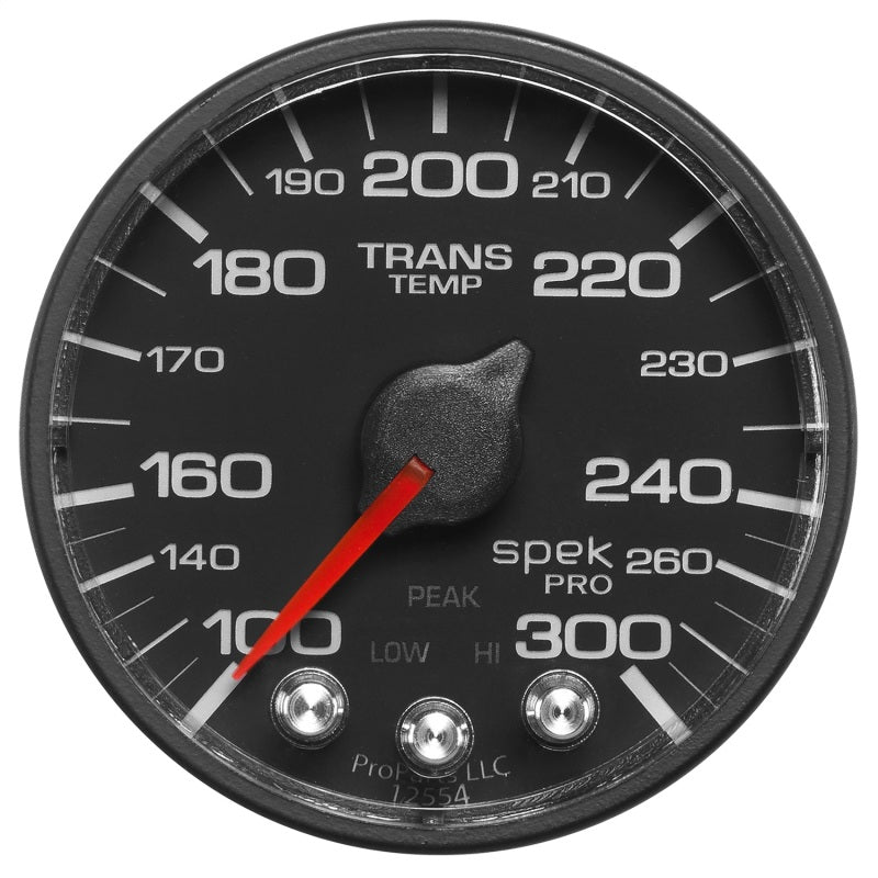 Autometer Spek-Pro 52.4mm 100-300 Deg F Digital Stepper Motor Trans Temp Gauge Gauges AutoMeter