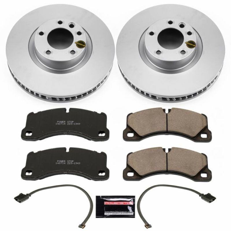 Power Stop 11-18 Porsche Cayenne Front Z23 Evolution Sport Coated Brake Kit Brake Kits - Performance D&S PowerStop